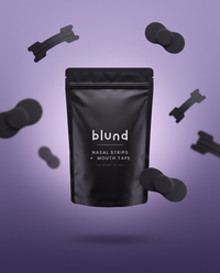 BLUND Nasal Strips + Mouth Tape — floating pouch