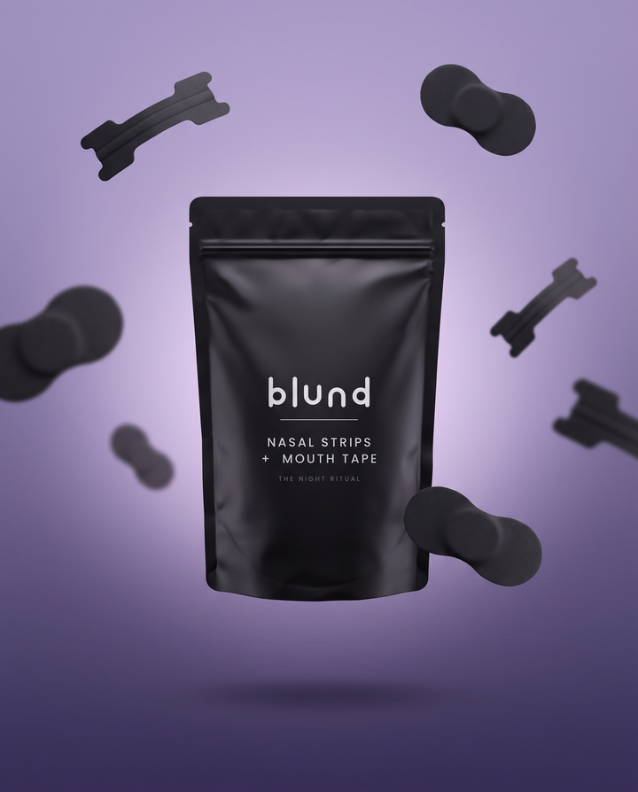 BLUND Nasal Strips + Mouth Tape — floating pouch